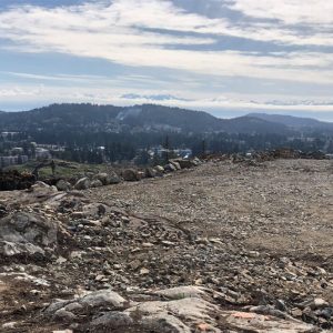 Future Bear Mountain/Skirt Mountain Elementary School Site Prepped for Construction