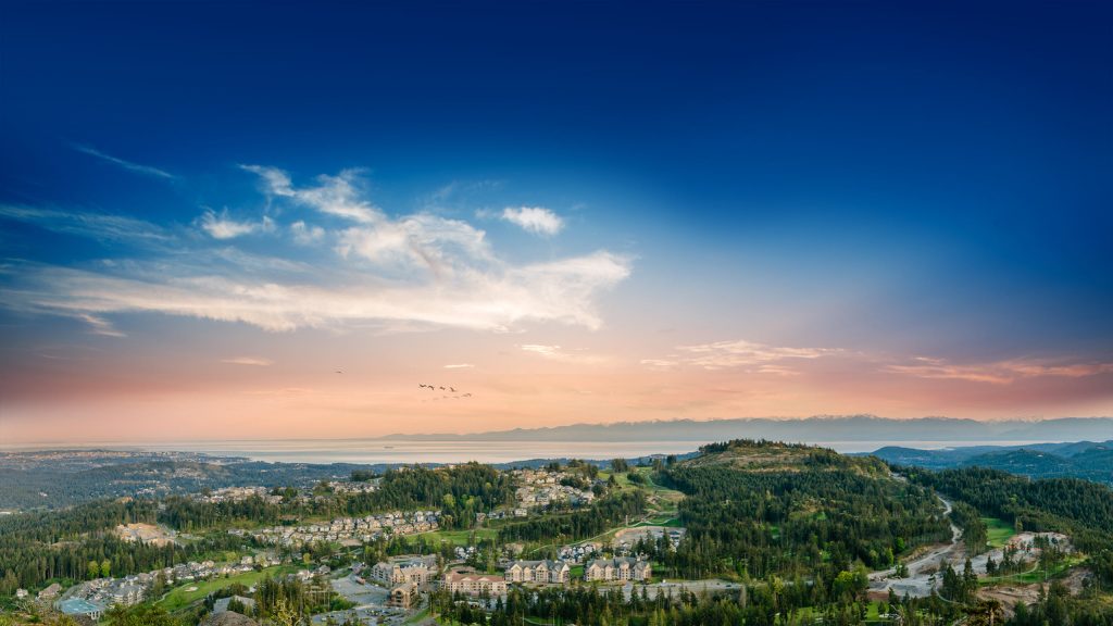 aerial view from Bear Mountain
