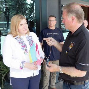 Charla Huber: Langford Mayor Delivers Medicine Bags From Indigenous Youth to Children in Ukraine