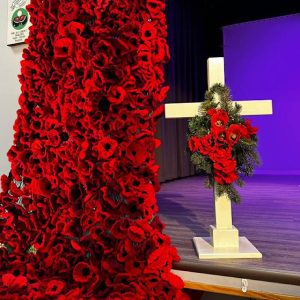 West Shore Seniors Design a Wave of Poppies for Remembrance Day