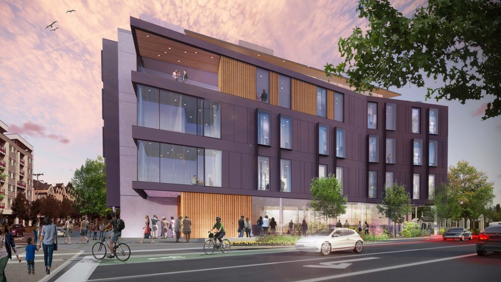 John Horgan Campus Exterior Rendering